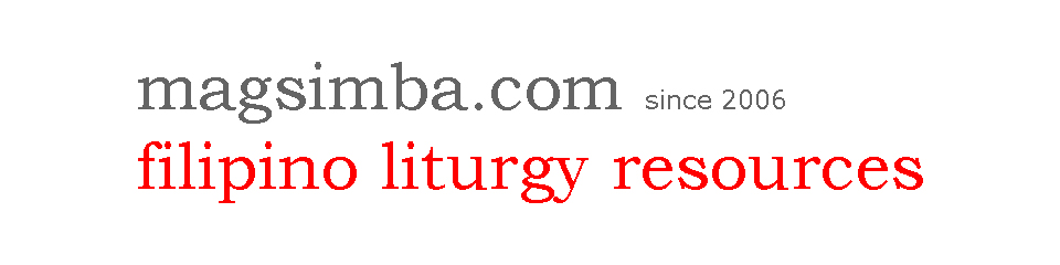 magsimba filipino liturgy resources
